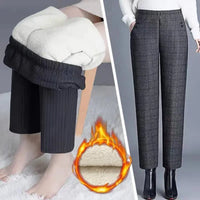 Women’s Stylish Plush Straight-leg Pants（50% OFF） spiyle