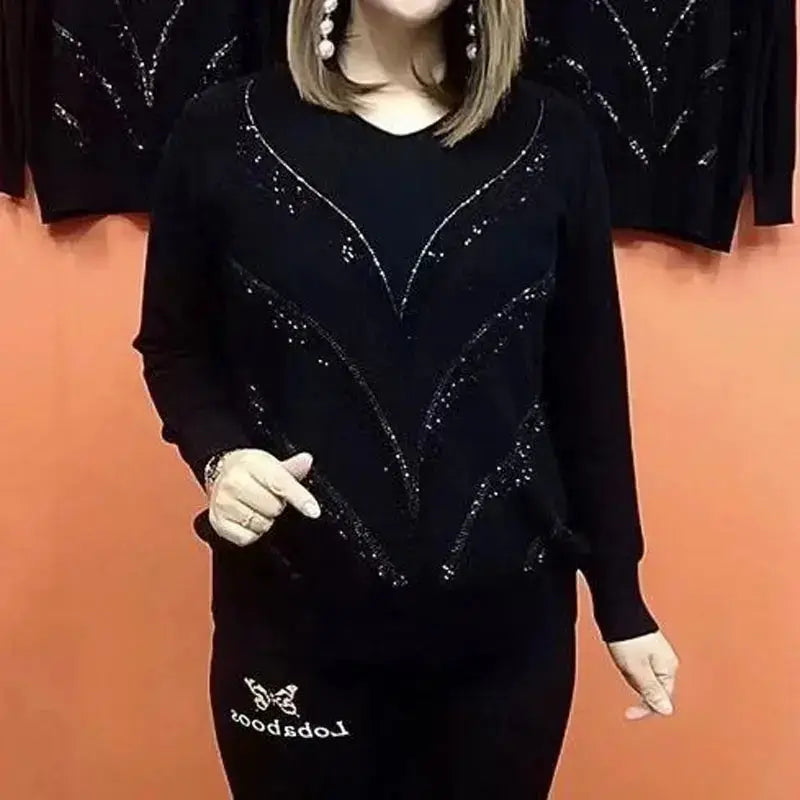 🔥HOT SALE 26.99🔥Women's V-Neckline Casual Clothing With Long Sleeves(46%OFF) spiyle