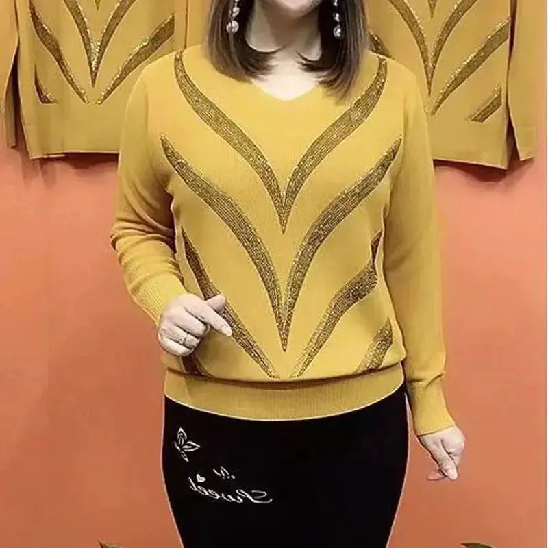🔥HOT SALE 26.99🔥Women's V-Neckline Casual Clothing With Long Sleeves(46%OFF) spiyle