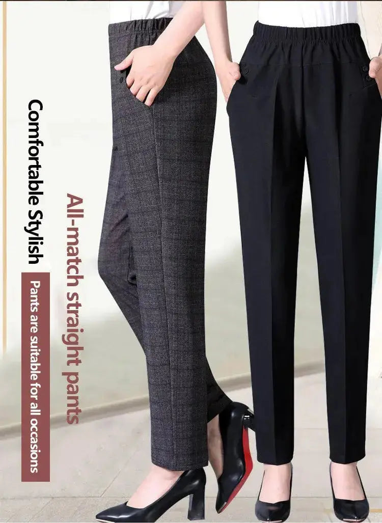 Women’s Stylish Plush Straight-leg Pants（50% OFF） spiyle