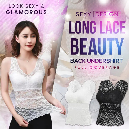 🔥Long Lace Beauty Back Undershirt(49% OFF NOW!!!) spiyle