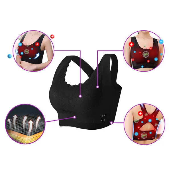 🔥Comfy Bra Front Cross Side Buckle Lace Bras🔥 spiyle