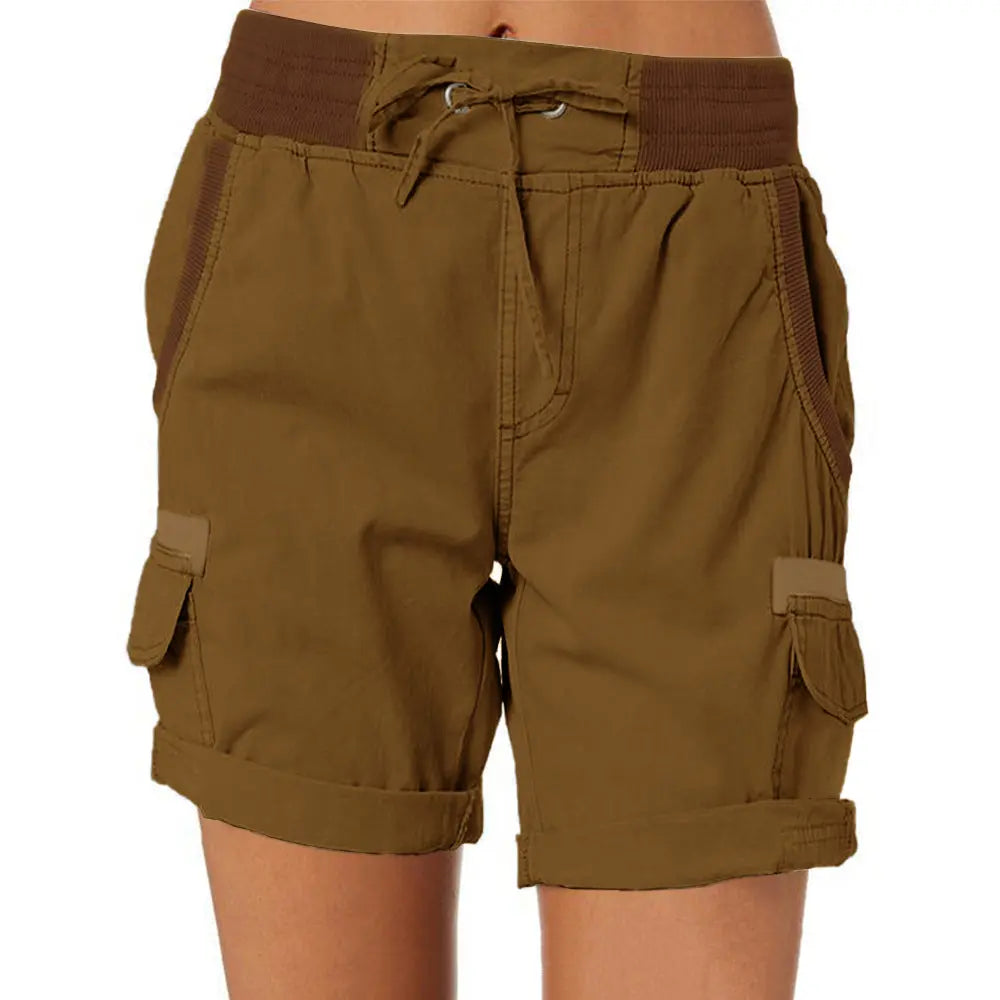 Popular High Waist Women's Cargo Shorts spiyle