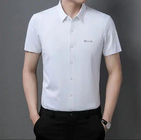 Men's Short Sleeve Non-Iron Business Shirt aimtoyou
