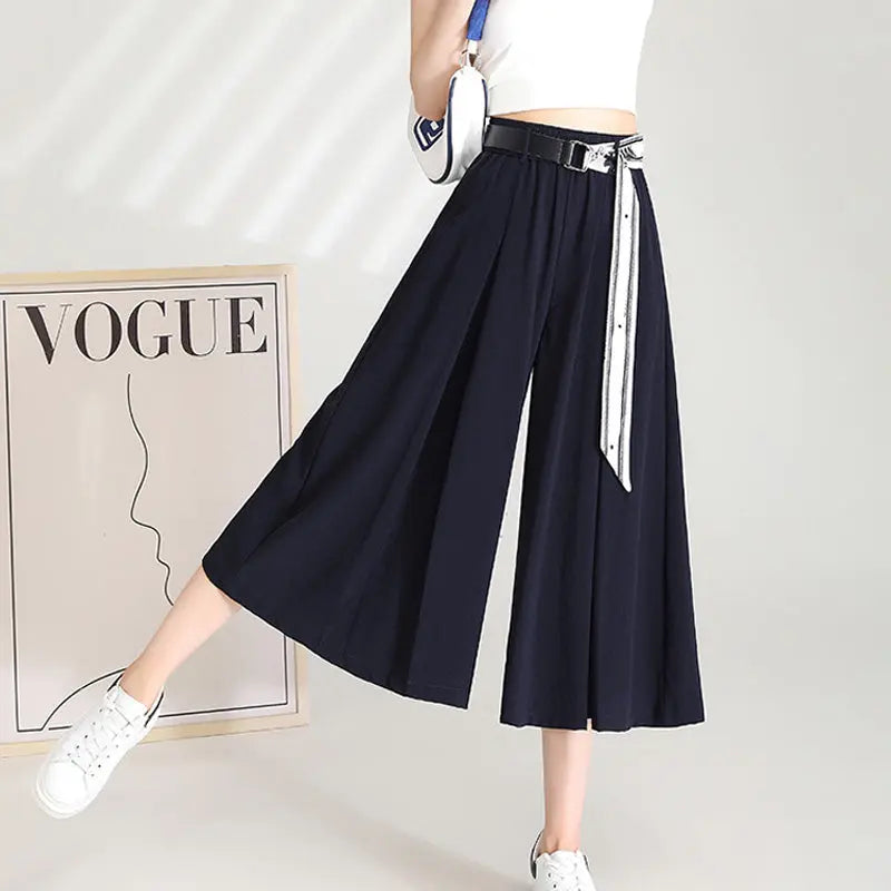 A-line Waistband Skirt Pants for Women jolieaprile11