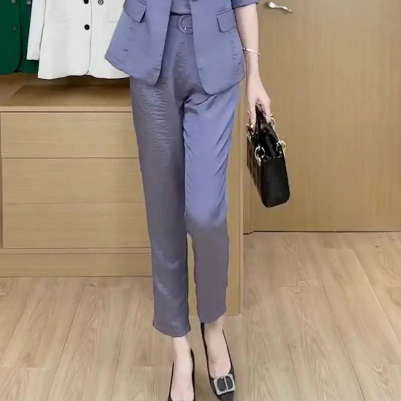 Women’s Fashion Casual Business 3-piece Set (Blazer+Camisole+Pants) jolieaprile11