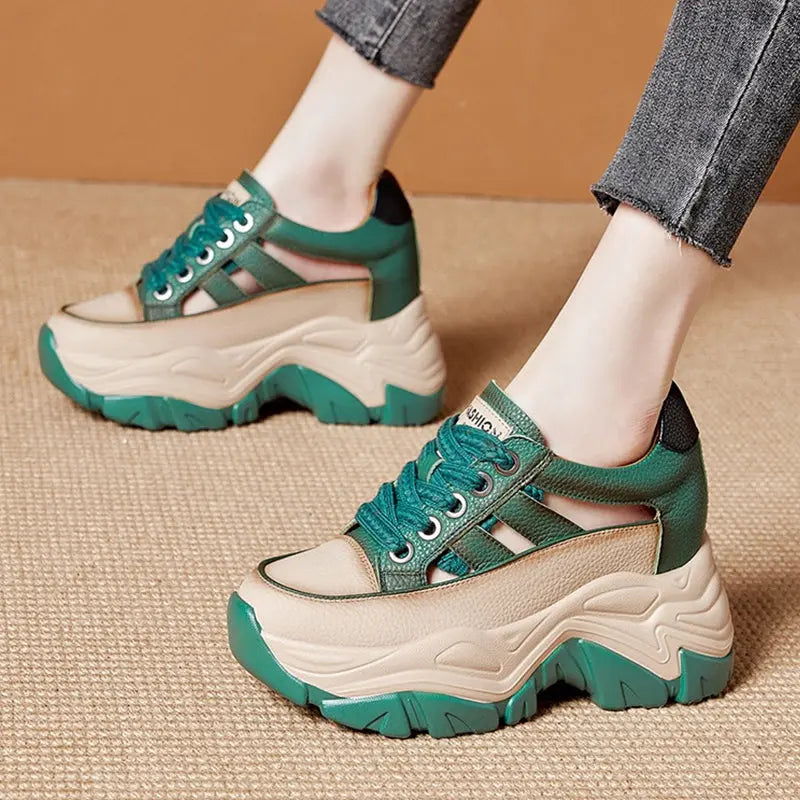 Women’s Breathable Platform Chunky Sneakers jolieaprile11