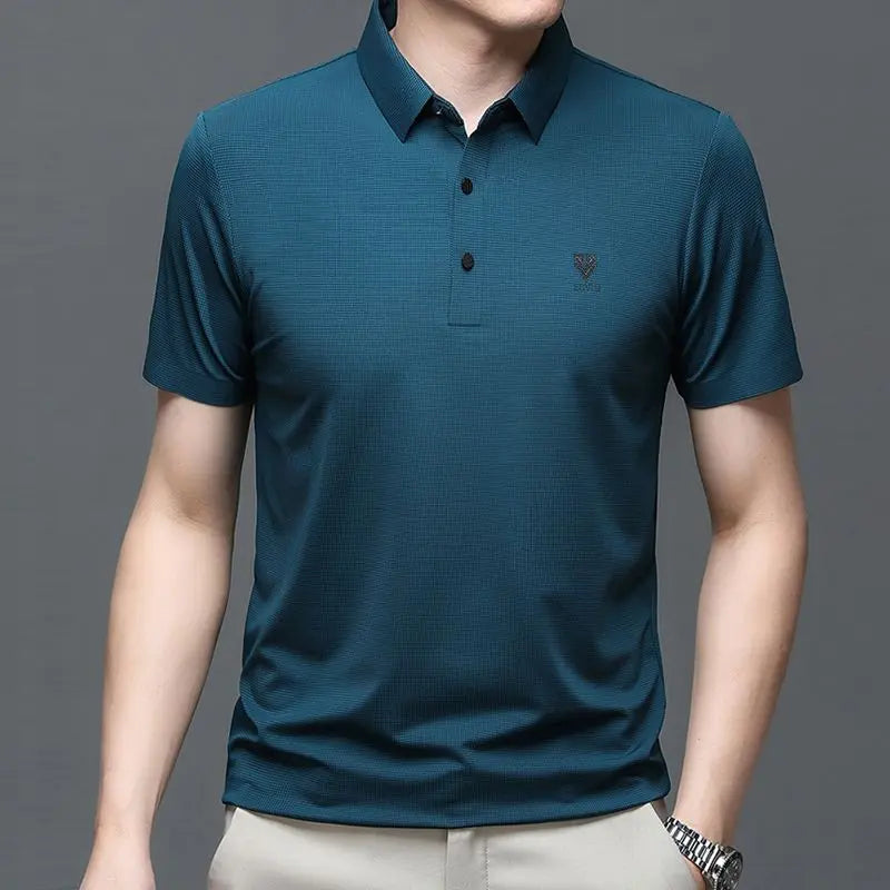 High Elastic Breathable Men's Short-sleeved T-shirt aimtoyou