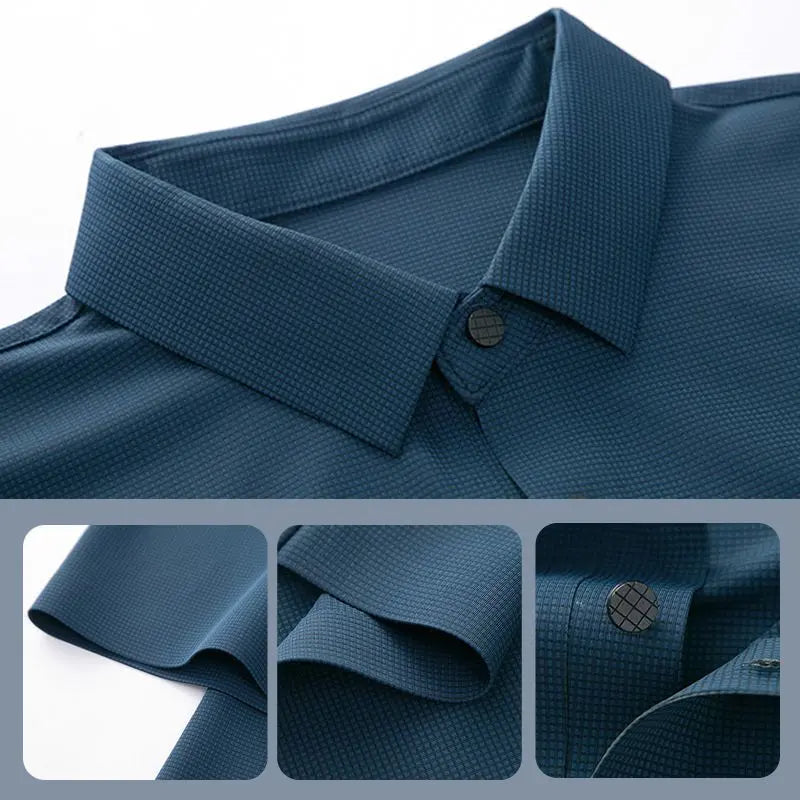 High Elastic Breathable Men's Short-sleeved T-shirt aimtoyou