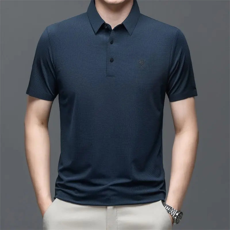 High Elastic Breathable Men's Short-sleeved T-shirt aimtoyou