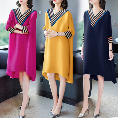 🎉New product launch💐– Elegant V-neck Loose Casual Cotton Robe Dress (80% OFF🔥) spiyle