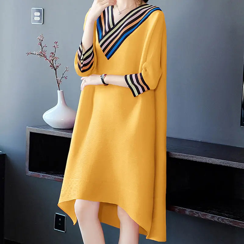 🎉New product launch💐– Elegant V-neck Loose Casual Cotton Robe Dress (80% OFF🔥) spiyle