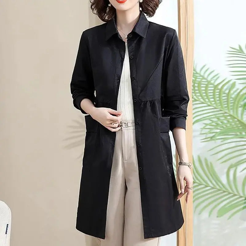 🔥Hot Sale $26.99🔥 Women’s Mid-length Trench Coat Casual Windbreaker(40%OFF) jolieaprile11