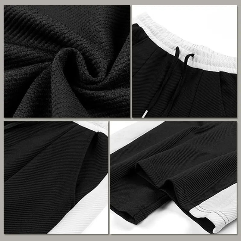Men's Outfit Casual 2 Piece Contrast Sports Jogging Tracksuits Set（50% OFF） aiyoumoi