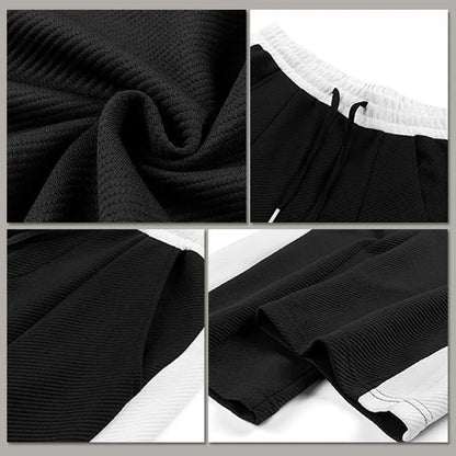 Men's Outfit Casual 2 Piece Contrast Sports Jogging Tracksuits Set（50% OFF） aiyoumoi