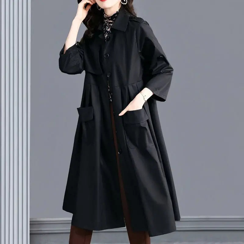 Women's Loose Trench Coat jolieaprile11