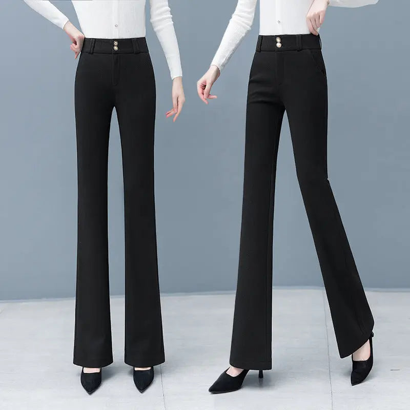 🔥HOT SALE🔥Women's Elegant High Waist Solid Flare Pants(43%OFF) spiyle