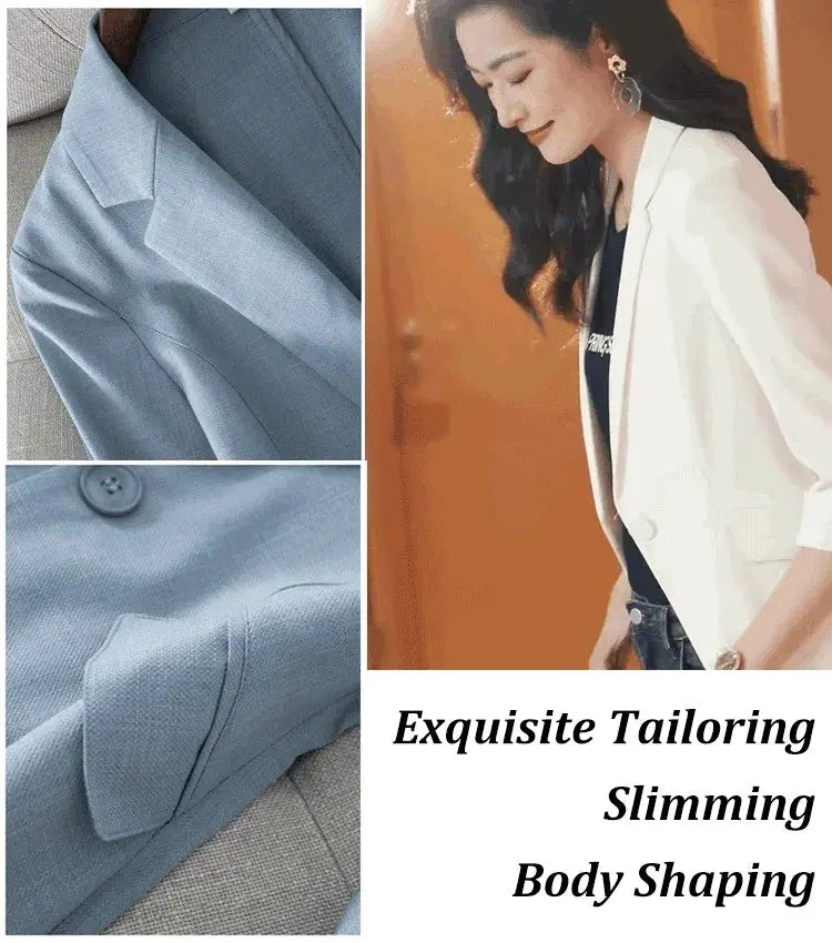 🔥HOT SALE 29.99🔥Slimming Tencel Suit Jacket(40%OFF) spiyle