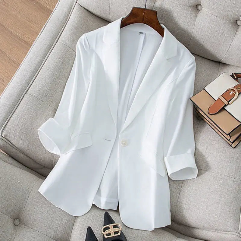 🔥HOT SALE 29.99🔥Slimming Tencel Suit Jacket(40%OFF) spiyle