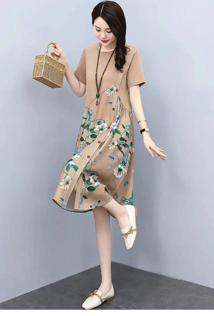 🔥NEW YEAR SALE 48% OFF🔥High-end Cotton and Linen Dress spiyle