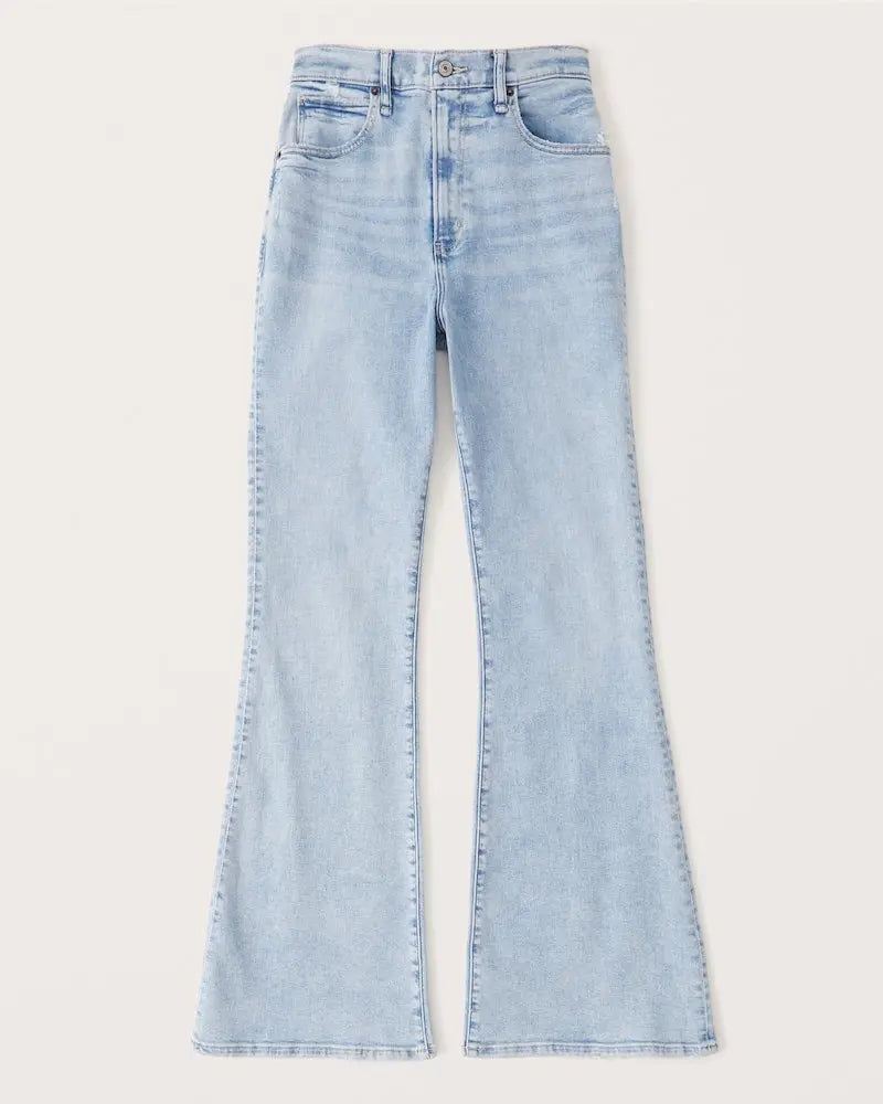 🔥🎉Hot Sale $32.99🎅🔥Trims the figure - Ultra High Rise Stretch Flare Jean(45%OFF) spiyle