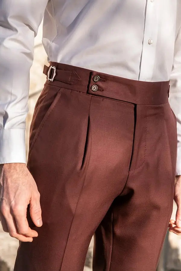Men's Solid Color Straight Casual Trousers spiyle