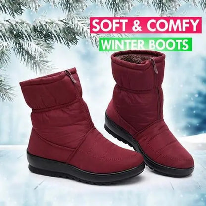 🔥✨Christmas Hot Sale 49% OFF🔥🎅 Women's Waterproof Snow Boots spiyle