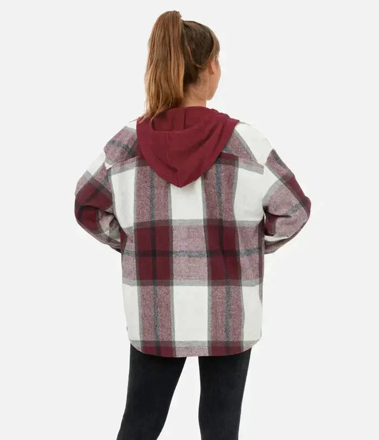 Pocket Plaid Fleece Casual Jacket - buy 2 free shipping spiyle