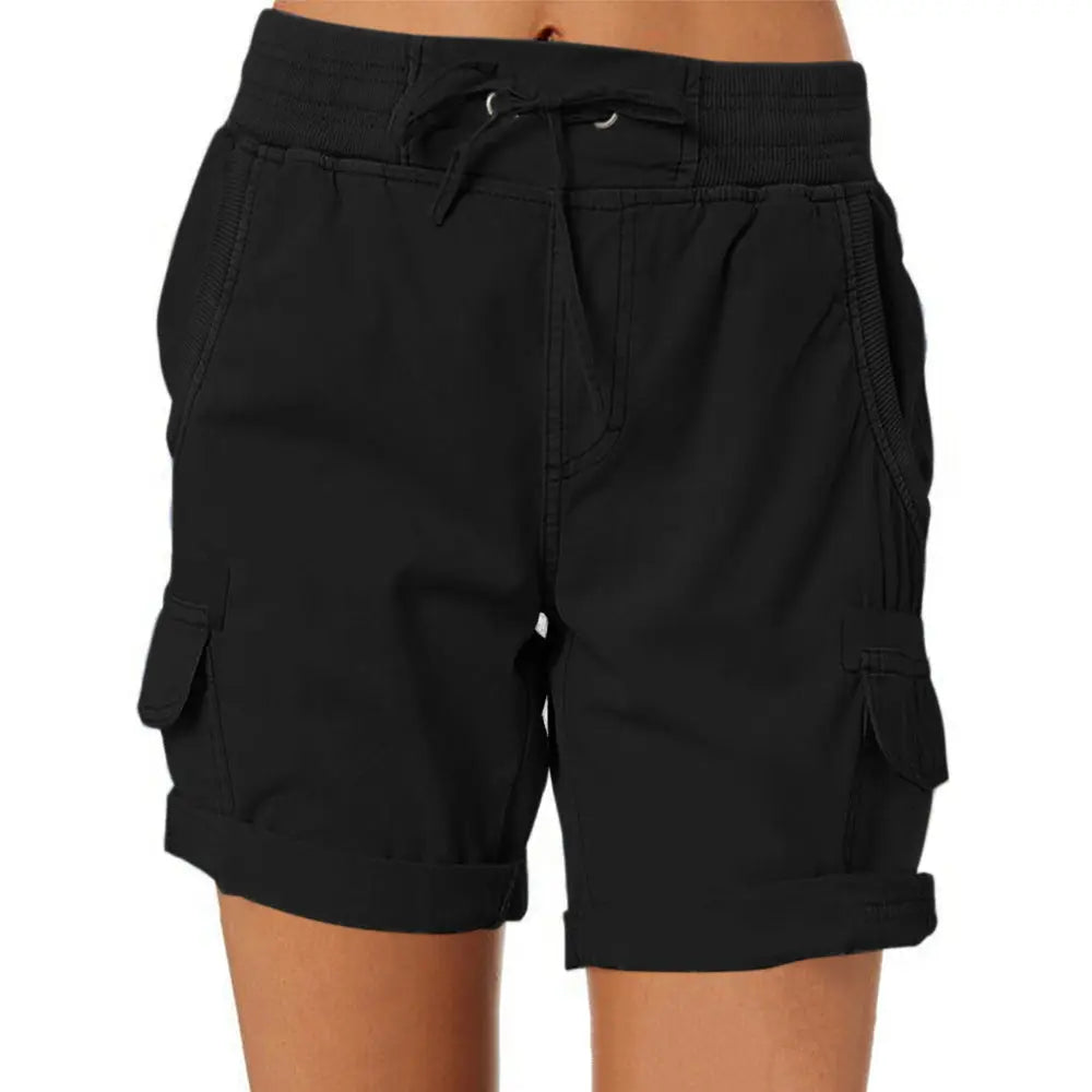 Popular High Waist Women's Cargo Shorts spiyle