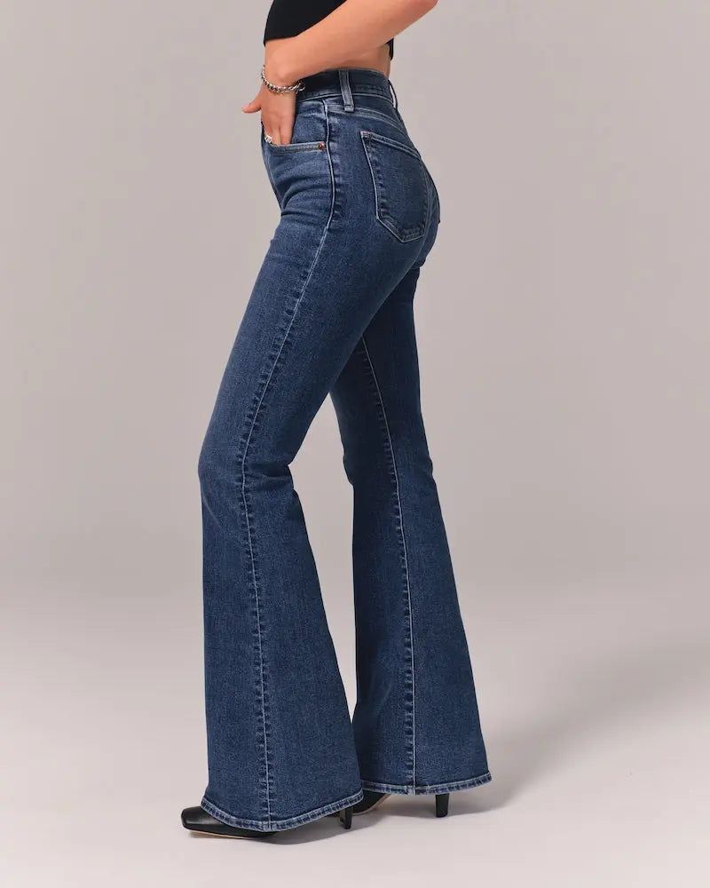 🔥🎉Hot Sale $32.99🎅🔥Trims the figure - Ultra High Rise Stretch Flare Jean(45%OFF) spiyle