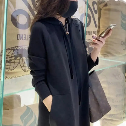 🔥🎅Hot Sale $29.99🎅🔥Women's Hooded Chic Loose Dress（40%OFF) spiyle