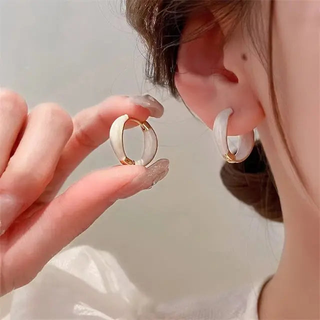 Elegant And Fashionable Hoop Earrings jolieaprile11