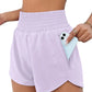 Women's Athletic Shorts High Waisted Running Shorts spiyle