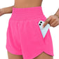 Women's Athletic Shorts High Waisted Running Shorts spiyle