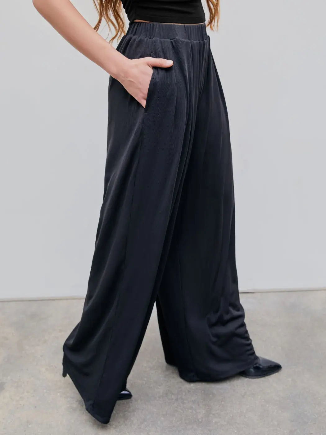 🎉New Product Launch💐– High Elastic Casual Flowy Wide Leg Pants（49%OFF🔥） spiyle