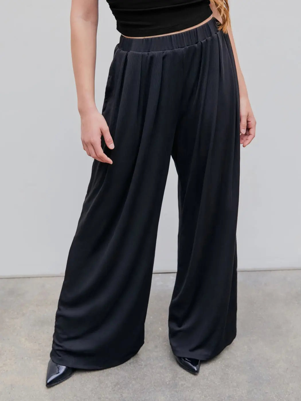 🎉New Product Launch💐– High Elastic Casual Flowy Wide Leg Pants（49%OFF🔥） spiyle