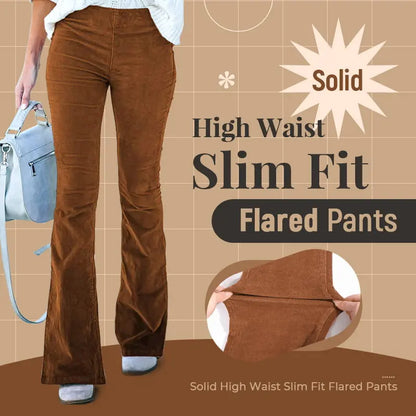 🔥✨High Waist Slim Micro Corduroy Elastic Waist Lounge Pants spiyle