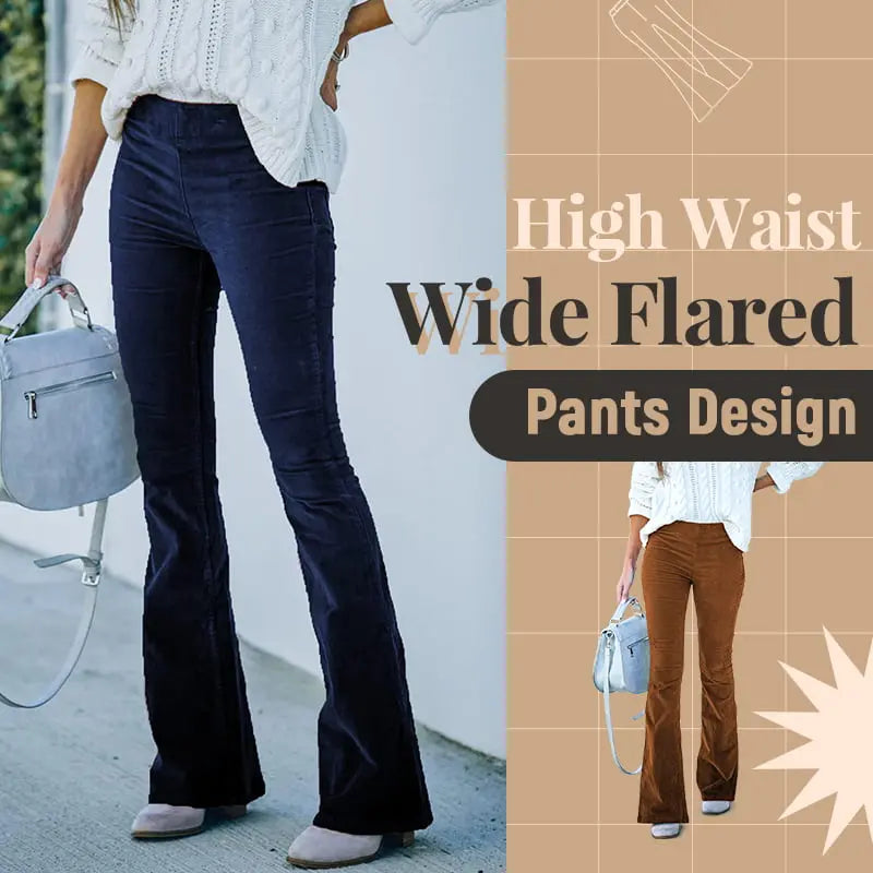 🔥✨High Waist Slim Micro Corduroy Elastic Waist Lounge Pants spiyle