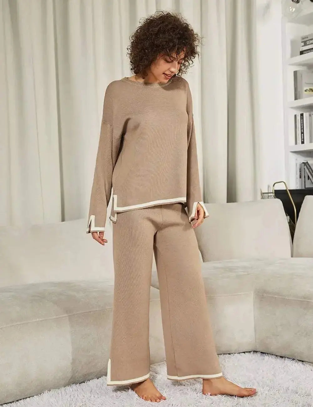 🎉New Product Launch💐– Classy Elastic Knit Lounge Set（50% OFF🔥） spiyle