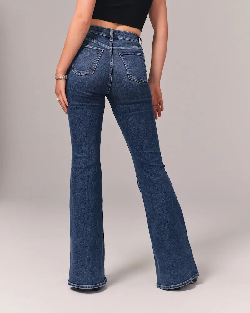 🔥🎉Hot Sale $32.99🎅🔥Trims the figure - Ultra High Rise Stretch Flare Jean(45%OFF) spiyle