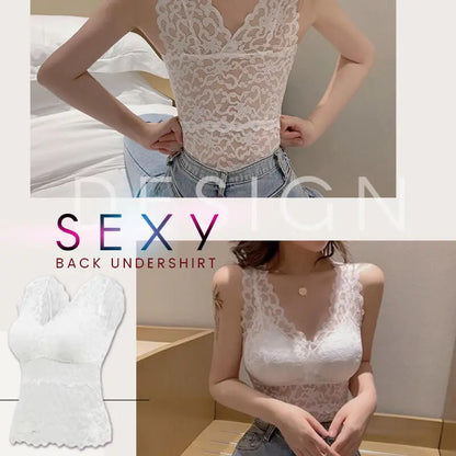 🔥Long Lace Beauty Back Undershirt(49% OFF NOW!!!) spiyle