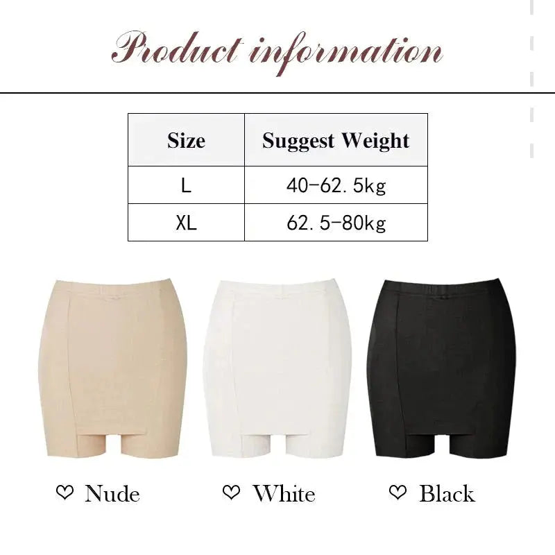 Double-layer Front Crotch Ice Silk Safety Shorts spiyle