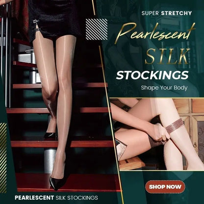 🔥Hot Sale $12.99🔥Mother-of-pearl silk stockings（46%OFF) spiyle