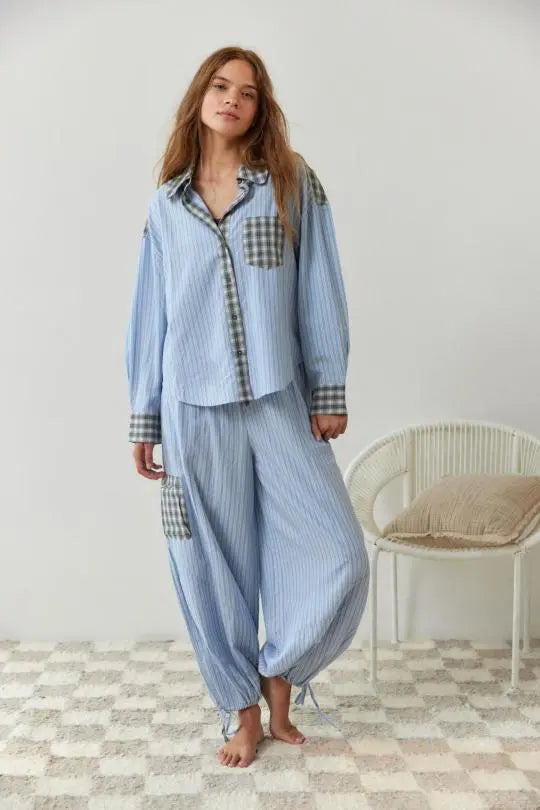 🧃🥰💯Loose pajama set (buy 2 pieces and get free shipping)🧃🥰💯 spiyle