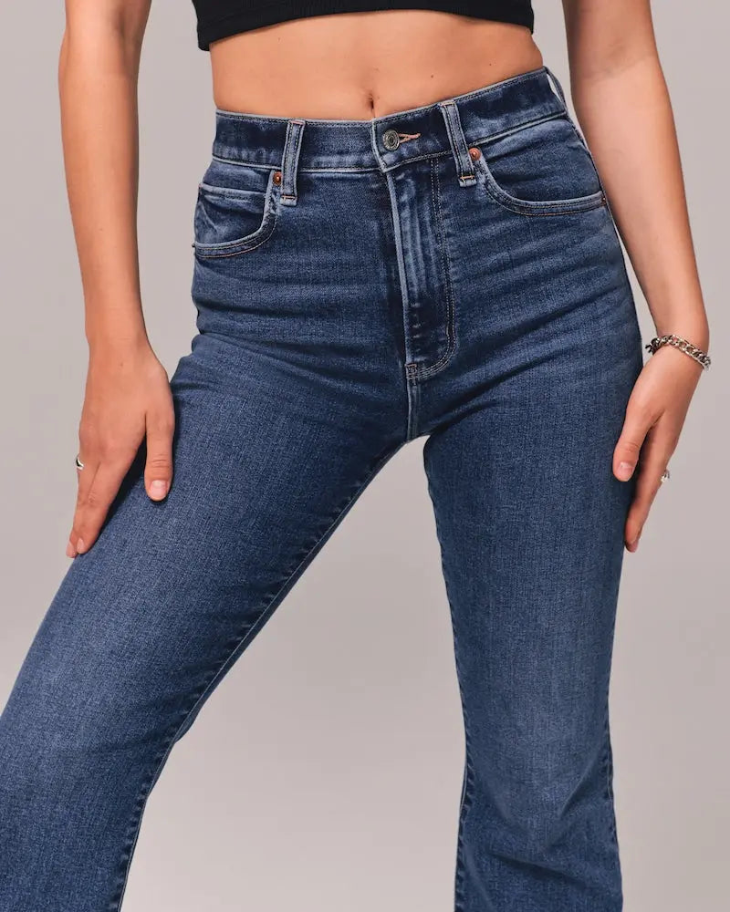 🔥🎉Hot Sale $32.99🎅🔥Trims the figure - Ultra High Rise Stretch Flare Jean(45%OFF) spiyle