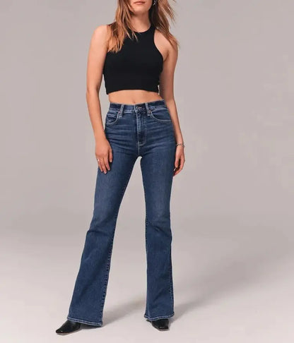 🔥🎉Hot Sale $32.99🎅🔥Trims the figure - Ultra High Rise Stretch Flare Jean(45%OFF) spiyle