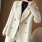 Best Gift-Short Loose Blazer Collar Tweed Coat spiyle