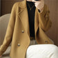 Best Gift-Short Loose Blazer Collar Tweed Coat spiyle