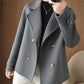 Best Gift-Short Loose Blazer Collar Tweed Coat spiyle