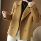 Best Gift-Short Loose Blazer Collar Tweed Coat spiyle